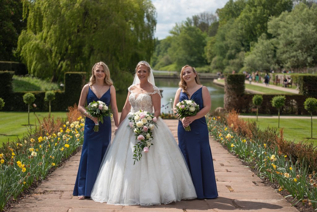 Coombe Abbey Hotel, Coventry, Bride and bridesmaids, MK Wedding Photography